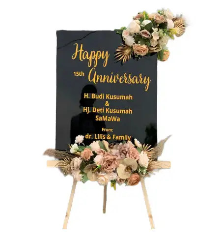 Papan Bunga Akrilik Bantengan